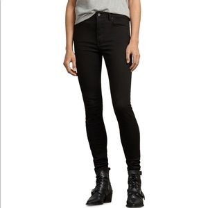 ALLSAINTS Stilt High-Rise Skinny Jeans Size 29